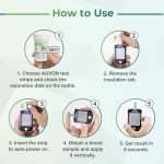 AUVON Blood Glucose Monitor Kit with Strips & Lancets