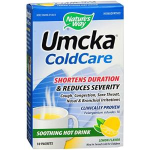 Umcka ColdCare Soothing Lemon Drink Mix - 10 Packets