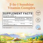 Vitalitown Vitamin D3 K2 Support 90 Softgels