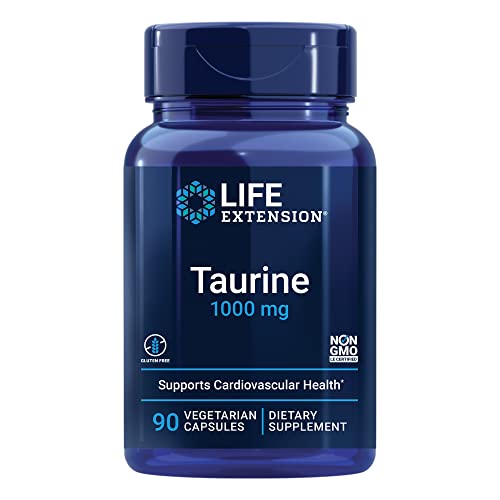 Life Extension Taurine Capsules - Heart, Liver, Brain - 1000mg