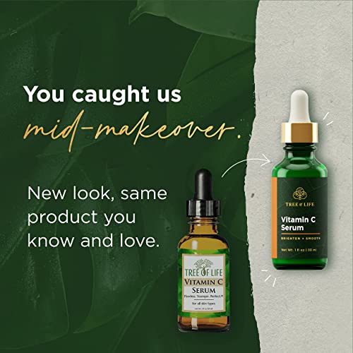 Tree of Life Facial Serum Trio for Brightening, Firming, Hydrating