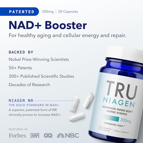 TRU NIAGEN - NAD+ Supplement for Vitality & Anti-Aging