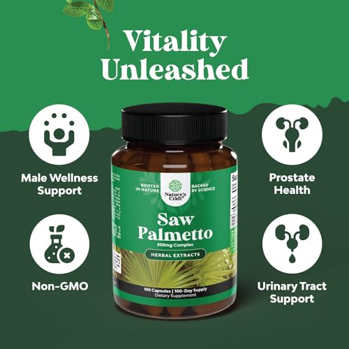Saw Palmetto Capsules for Prostate & Hair Loss