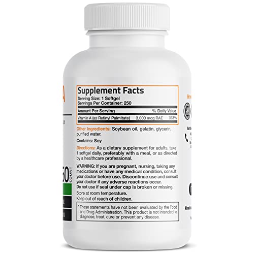 Premium Vitamin A 10,000 IU Softgels for Health