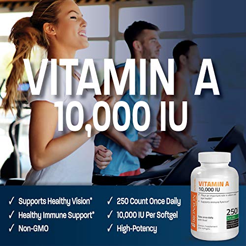 Premium Vitamin A 10,000 IU Softgels for Health