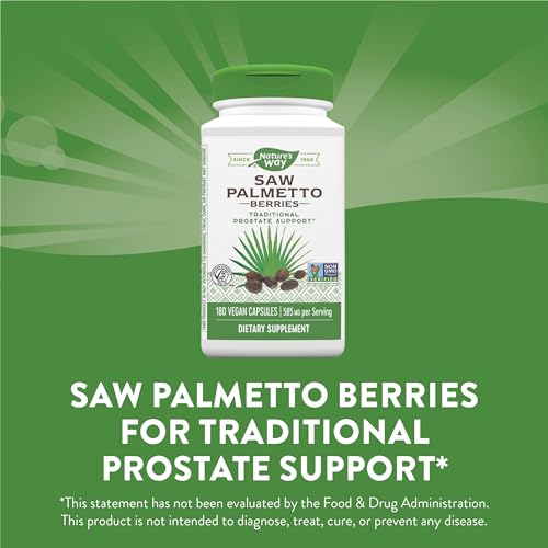 Saw Palmetto Berry Capsules - 180 ct
