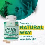 Blood Pressure Supplements with Hawthorn & Hibiscus - 90 Caps