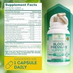 Blood Pressure Supplements with Hawthorn & Hibiscus - 90 Caps