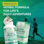 Blood Pressure Supplements with Hawthorn & Hibiscus - 90 Caps