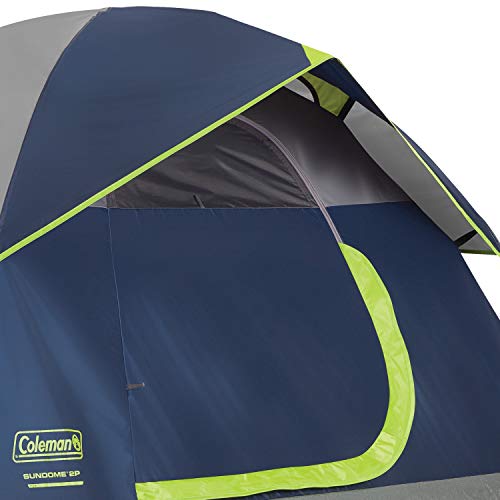 Coleman 2-Person Sundome Tent, Navy - Outdoors Life