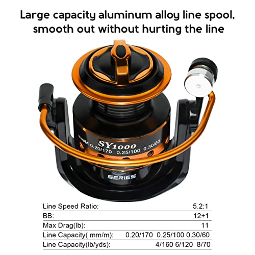 QINGLER Summer and Centron Spinning Fishing Reel