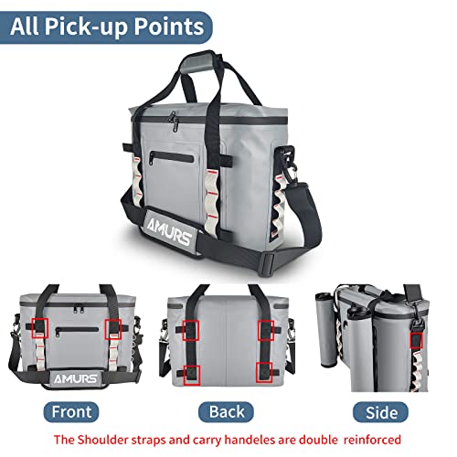 AMURS Waterproof Portable Kayak Cooler with Rod Holder