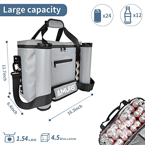 AMURS Waterproof Portable Kayak Cooler with Rod Holder