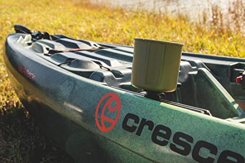 Olive Green YakAttack MultiMount Cup Holder for Outdoors Life