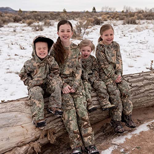 King's Camo Kids Hunting Long Sleeve Shirt, Realtree Edge