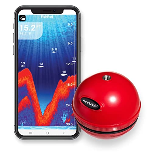 Bluetooth Fish Finder: Hawkeye FishPod 5X