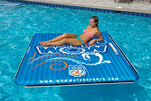 WOW Sports Blue Inflatable Water Walkway, 6x6 Feet