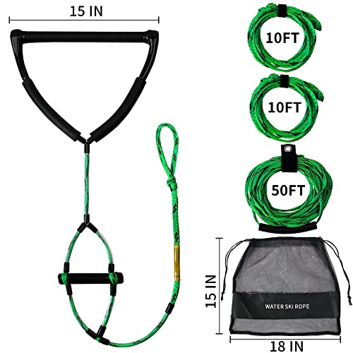 75ft Wakeboard Water Ski Rope with Floating Handles