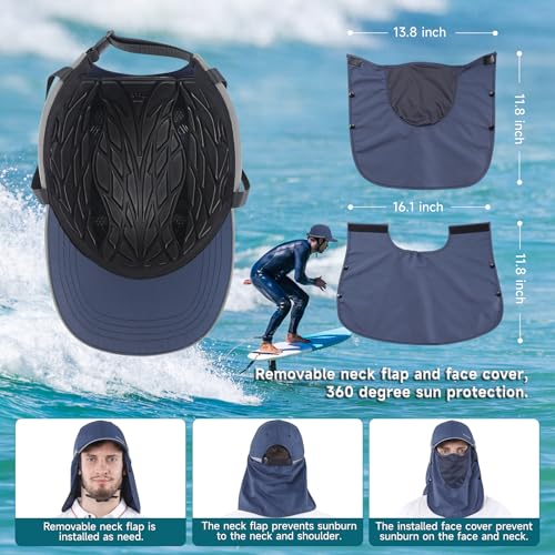 Tontron Watersports Helmet Cap in Blue Color