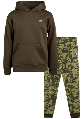 Boys' Fleece Hoodie and Jogger Sweatpants Set, Size 10