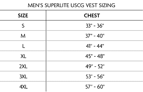 O'Neill Men's Superlite USCG Life Vest, XL, Pacific/Smoke/Black