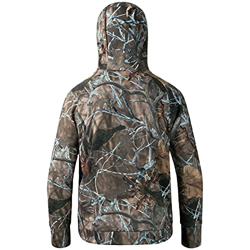 BASSDASH Kids' Performance Fishing Fleece Hoodie with Mask