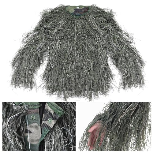 EAmber 3D Youth Camo Ghillie Suit for Hunting