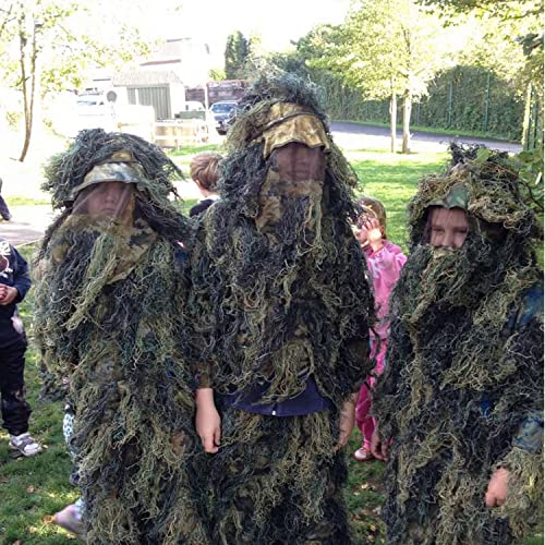 EAmber 3D Youth Camo Ghillie Suit for Hunting