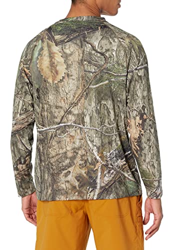 Mossy Oak Standard Camo Hunting Shirts for Men Long Sleeve, Country DNA, Large
