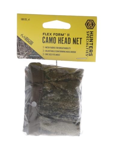 Realtree Edge Camo Headnet - Adjustable Nose Bridge