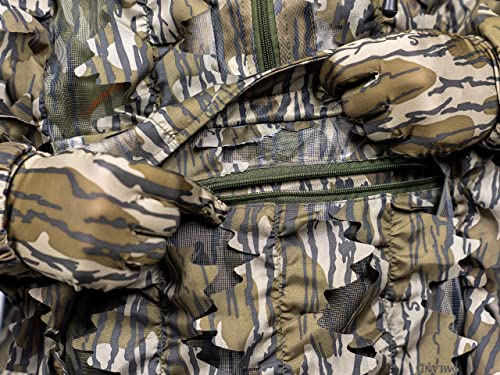 Mossy Oak Leafy Camouflage Hunting Jacket - 1/2 Zip