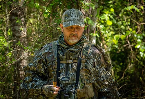 Mossy Oak Leafy Camouflage Hunting Jacket - 1/2 Zip