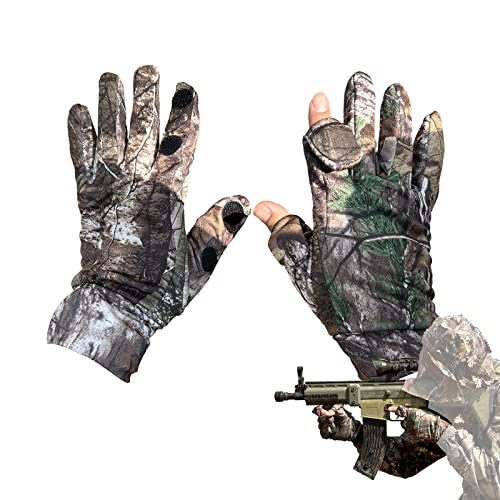 Men's Camo Hunting Gloves for Outdoor Activities by BEAUTI4U