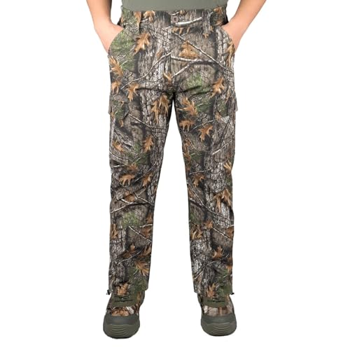 LOOGU Men's Camo Cargo Pants for Hunting Hiking