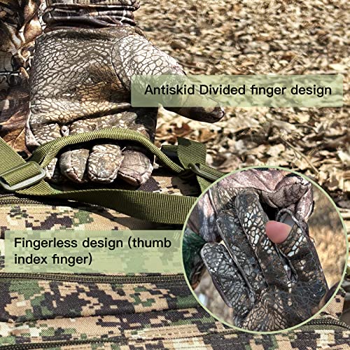Men's Camo Hunting Gloves for Outdoor Activities by BEAUTI4U