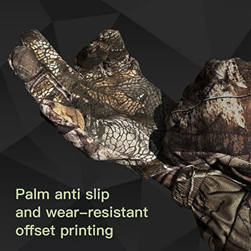 Men's Camo Hunting Gloves for Outdoor Activities by BEAUTI4U