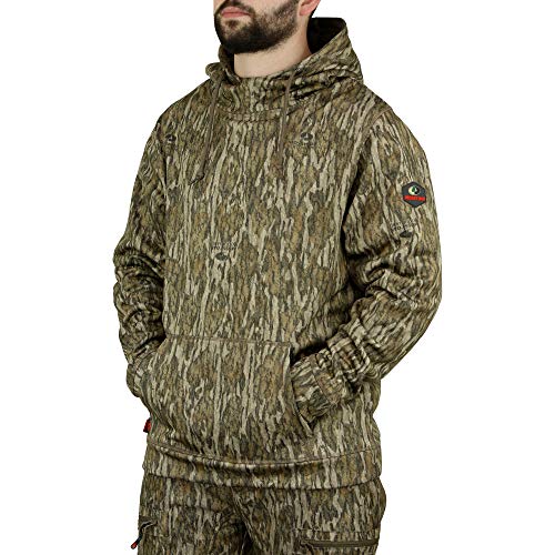 Mossy Oak Men's Camo Hunting Hoodie, Performance Fleece