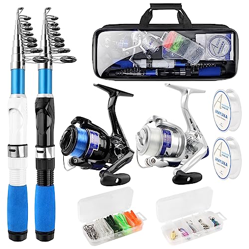 2.1M Fishing Rod & Spinning Reel Combo Set