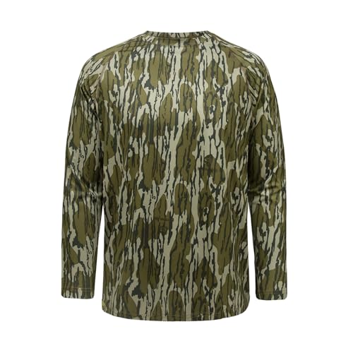 Youth Mossy Oak Camo Hunting Shirt, Long Sleeve