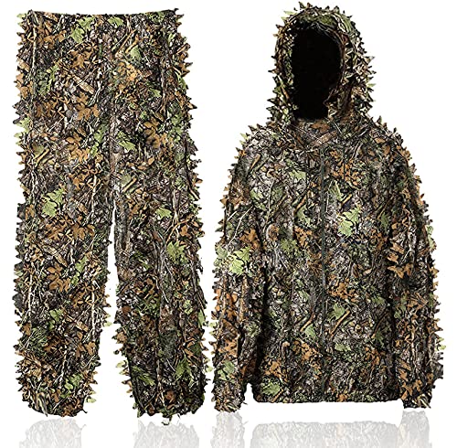 Ghillie 3D Leafy Camo Suit for Hunting Wildlife