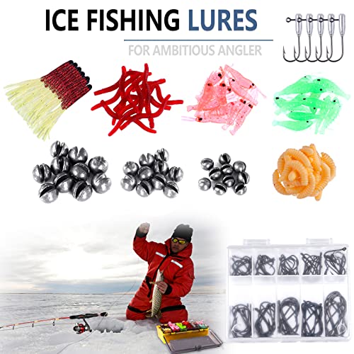 PLUSINNO Fishing Lures Tackle Set with 302Pcs