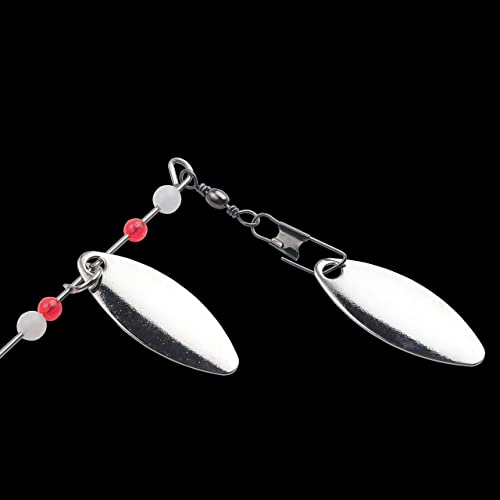 6 Pcs Spinner Baits for Bass, Trout, Salmon