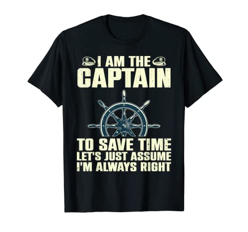 Nautical Captain Art Boat Boating First Mate T-Shirt