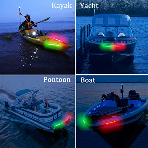 Botepon LED Boat Navigation Lights - Waterproof Deck Lights