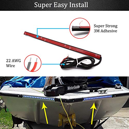 Botepon LED Boat Navigation Lights - Waterproof Deck Lights