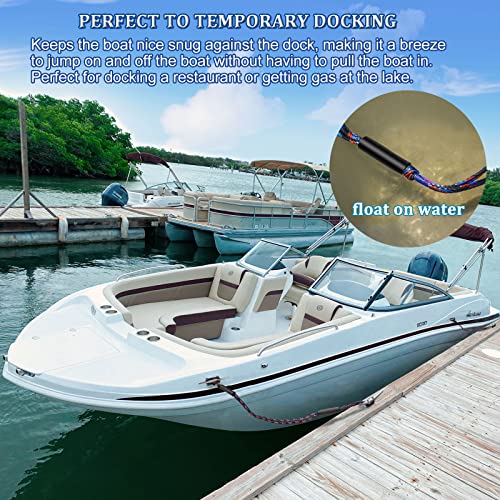 Dock Lines Set: Bungee Boat Accessories, Pontoon Mooring