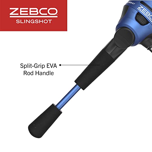 Zebco Slingshot Fishing Rod & Reel Combo, 2-Piece, 5'6