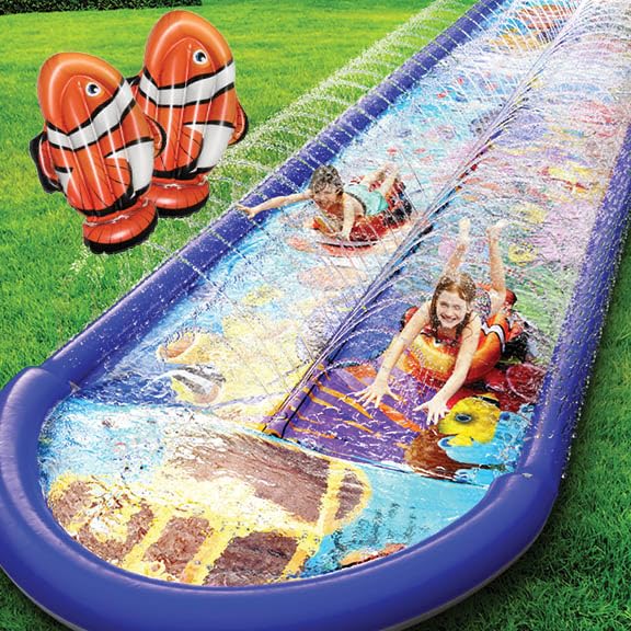 Undersea Water Dual Slip and Slide Set for Kids