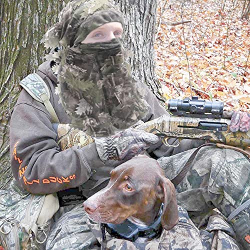 Ghillie Camouflage Leafy 3D Full Face Mask Headwear