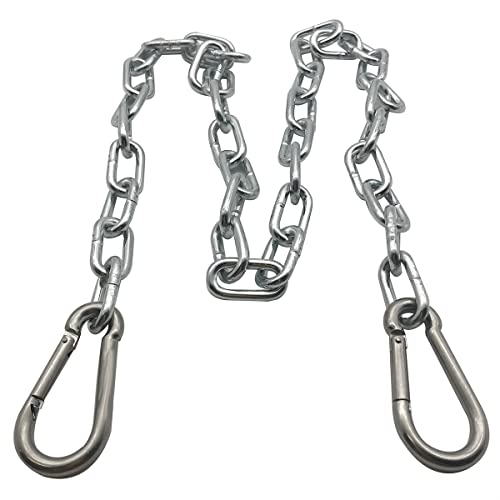 MIKMAYTOO Trailer Safety Chain with Locking Carabiners - 24